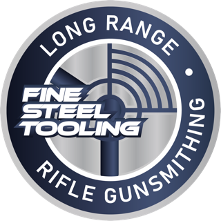 Fine Steel Tooling — Long Range Rifle Gunsmithing badge
